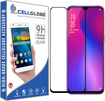CELLGLOBE Edge To Edge Tempered Glass for OPPO F9 Pro(Pack of 1)