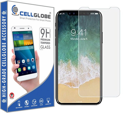 cellglobe Edge To Edge Tempered Glass for Apple iPhone X(Pack of 1)
