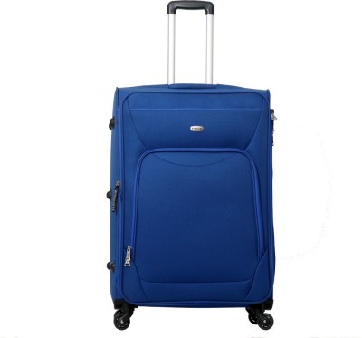 Timus Upbeat Spinner Blue 55 CM 4 Wheel Strolley Suitcase For Travel Cabin Luggage - 20 inch Expandable  Cabin Suitcase 4 Wheels - 21 inch