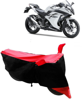 Gargi Traders Two Wheeler Cover for Kawasaki(Ninja 300, Red)