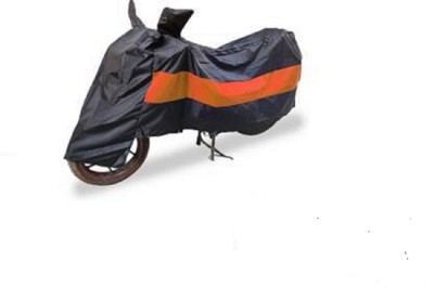 High Quality Waterproof Two Wheeler Cover for TVS(NTORQ, Orange, Black)