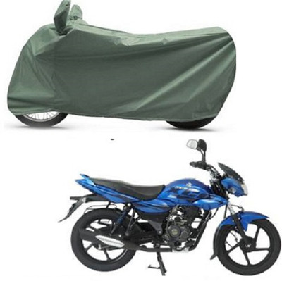 High Quality Waterproof Two Wheeler Cover for Bajaj(XCD 125cc, Green)