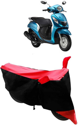 MoTRoX Two Wheeler Cover for Yamaha(Fascino, Red)