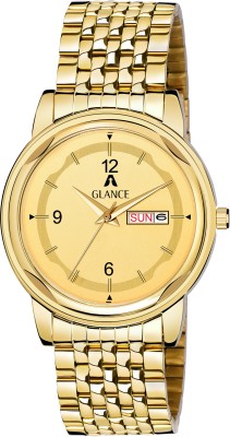 Aglance AG 1638YM02G DATE & DAY WITH LONG LAST GOLD PLATED WATCH FOR MEN AG 1638YM02G DATE & DAY WITH LONG LAST GOLD PLATED WATCH FOR MEN Analog Watch  - For Men