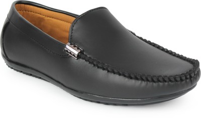 FASHION VICTIM Men's loafers Loafers For Men(Black)