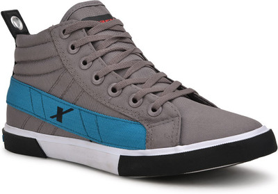 Sparx SM 620 | Stylish, Comfortable | Canvas Shoes For Men(Grey, Blue , 6)