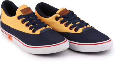 Sparx SM 322 | Stylish, Comfortable | Sneakers For Men(Navy, Yellow , 10)