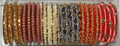 Spatika Glass Bangle Set(Pack of 24)