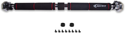 Joyfit Pull up Bar- Strong Grip, Screws, Lock System, Manual included Pull-up Bar(Black)