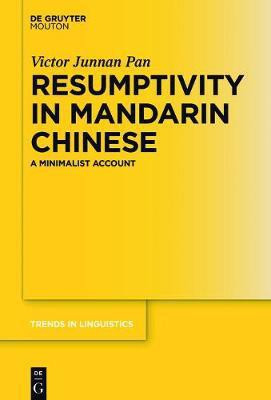 Resumptivity in Mandarin Chinese(English, Hardcover, Pan Victor Junnan)