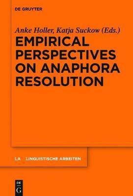Empirical Perspectives on Anaphora Resolution(English, Electronic book text, unknown)
