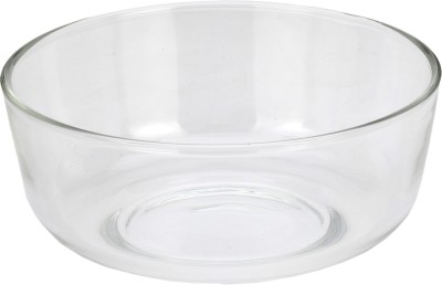 Somil Glass Serving Bowl Stylish Transparent Serving Glass Bowl BKO03(Pack of 1, Clear)