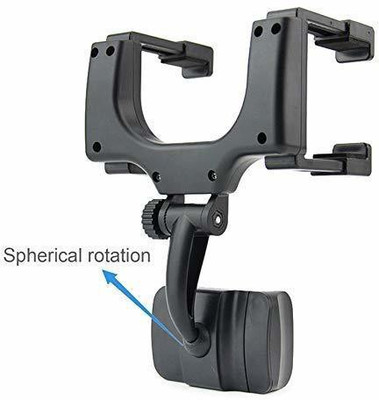 RHONNIUM Car Mobile Holder for Anti-slip, Clip(Black)