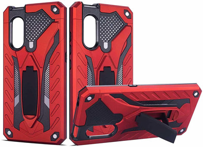 VAKIBO Back Cover for Vivo V15 Pro(Red, Rugged Armor)