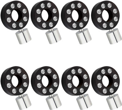 GROWNIX Multicolor Rod Rail Bracket Metal(Pack of 8)