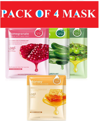rorec Face sheet mask Fresh fruit instant glowing combo pack(120 g)
