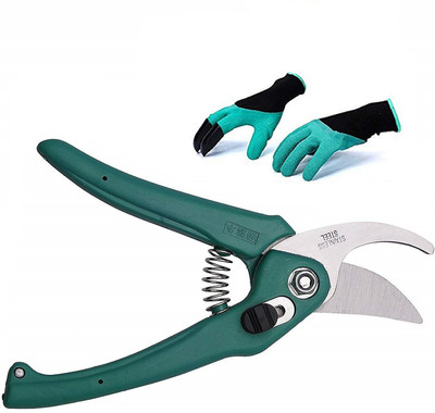 IAGT 1 Pruner::1 Pair Garden Gloves Garden Tool Kit(2 Tools)