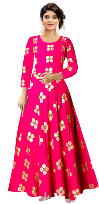 JWF Flared/A-line Gown(Pink)