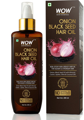 WOW SKIN SCIENCE Onion Hair Oil for Hair Growth and Hair Fall Control Hair Oil(200 ml)