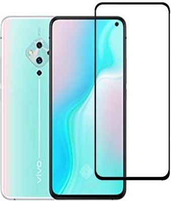 Q Box Edge To Edge Tempered Glass for Vivo S5(Pack of 1)