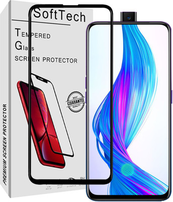 SoftTech Edge To Edge Tempered Glass for Realme X(Pack of 1)