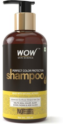 WOW SKIN SCIENCE Perfect Color Protection Shampoo - No Parabens, Sulphates & Silicones(300 ml)