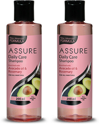 ASSURE Ayurvedic Daily Care Shampoo set Of Two(400 ml)