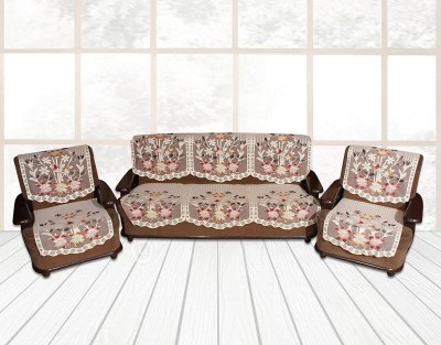 Unique Productions Cotton Floral Sofa Cover(Multicolor Pack of 6)