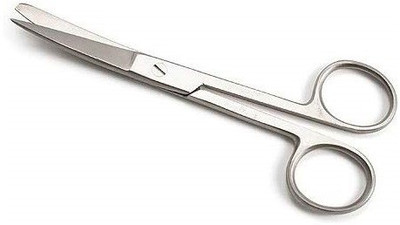 Forgesy Shree Surgicals Dressing Operating Curved Surgical Scissors Strong Cut Scissors(Blunt/Sharp Blades)