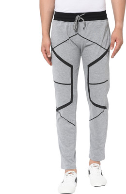 ODOKY Printed Men Grey Track Pants