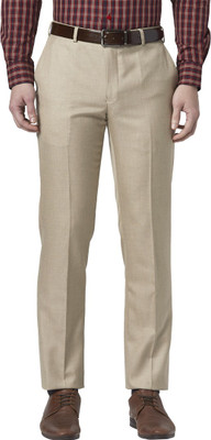 Park Avenue Regular Fit Men Beige Trousers