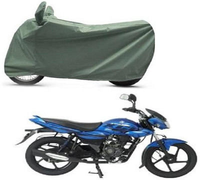 High Quality Waterproof Two Wheeler Cover for Bajaj(Discover 100 DTS-i, Green)