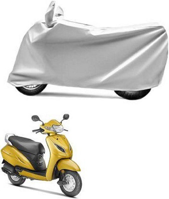 AK Star Waterproof Two Wheeler Cover for Honda(Activa 5G, Silver)