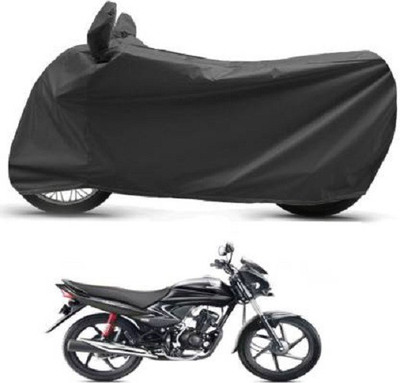 AK Star Waterproof Two Wheeler Cover for Honda(Dream Yuga, Black)