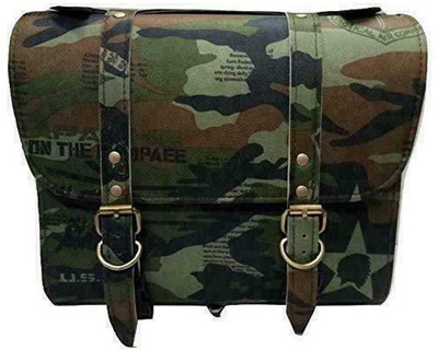 KOHLI BULLET ACCESSORIES One-side Multicolor Leatherette Motorbike Saddlebag(4 L)