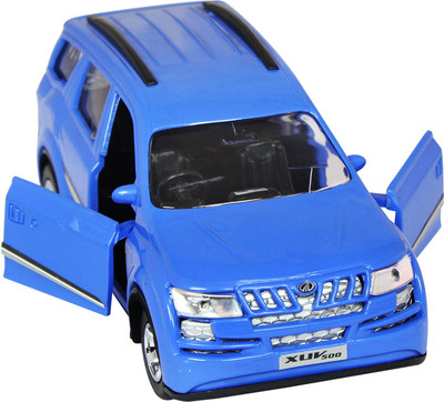 DEALbindaas shinsei Mahindra XUV 500 Push & Go Pull Back |Opening Doors|Miniature Scaled Models|- Blue Colour(Blue, Pack of: 1)