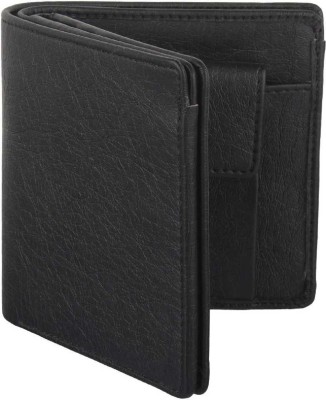 Mundkar Men Casual Black Artificial Leather Wallet(5 Card Slots, Pack of 2)