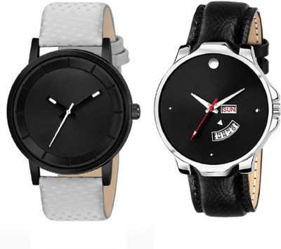 JAMVAI STYLISH ANOLOG COMBO WATCH ( watch SET OF 2 ) JM STYLISH ANOLOG WATCH E SET OF 2 Analog Watch - For Boys & Girls