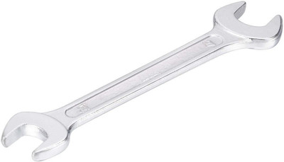 GSK Cut Double End Open Spanner Plated, 24 X 27 24 mm, 27 mm Double Sided Open End Wrench