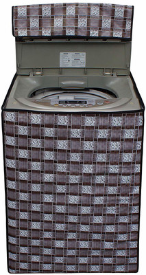 KingMatters Top Loading Washing Machine  Cover(Width: 51 cm, Grey, White)