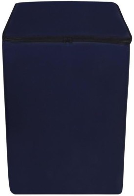 JM Homefurnishings Top Loading Washing Machine  Cover(Width: 67 cm, Blue, plain)