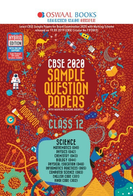 Oswaal Cbse 2020 Sample Question Paper Class 12 (Science Stream) (for March 2020 Exam)(English, Paperback, unknown)
