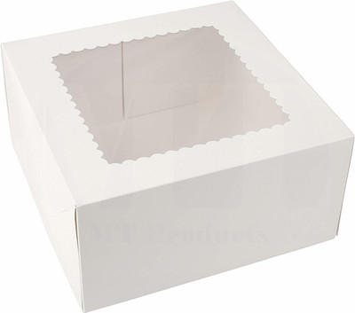 APSAMBR Cake Box Paper Packaging Box(Pack of 5 White)