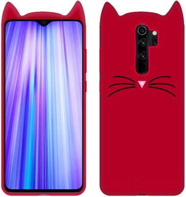 CASE CREATION Back Cover for Xiaomi Redmi Note 8 Pro(Red, 3D Case, Pack of: 1)