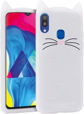 CASE CREATION Back Cover for Samsung Galaxy M20(White, Shock Proof, Pack of: 1)