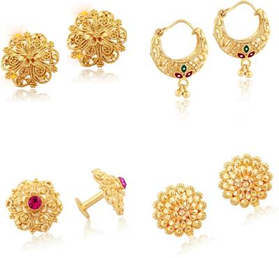 latest gold stud earrings designs