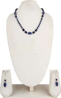 Pearlz Ocean Alloy Silver Multicolor Jewellery Set(Pack of 1)
