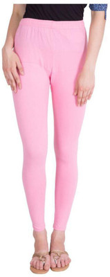 ANJANAI FASHIONS Ethnic Wear Legging(Pink, Solid)
