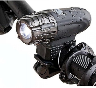 ZIGLY Super Bright USB Rechargeable Bike Light Powerful Bicycle Headlight LED Front Light(Black)