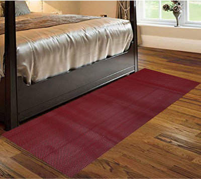 KUBER INDUSTRIES Maroon PVC Runner(2 ft,  X 8 ft, Rectangle)